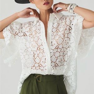 Maeve lace top, never worn NWOT